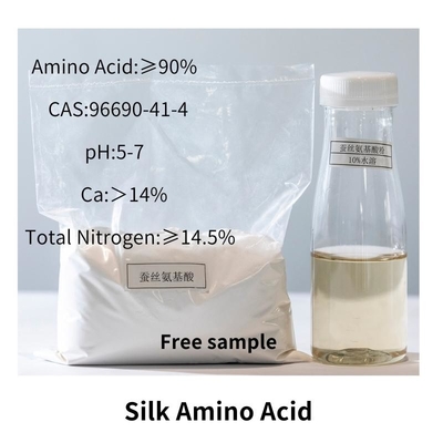 Silk Amino Acids Raw Material White Powder Silk Peptide for Hair Skin Care Products