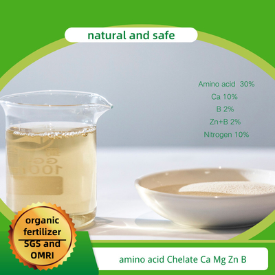 Agricultural Amino Acid Chelate Calcium Magnesium Zinc Boron Organic Fertilizer