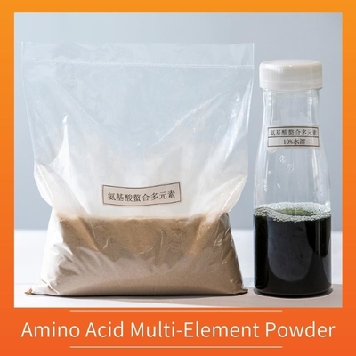 Ph4-6 Amino Acid Foliar Fertilizer N6 Amino Acid Chelated Fe Cu Mn Mo Zn B Fertilizer 65072-01-7