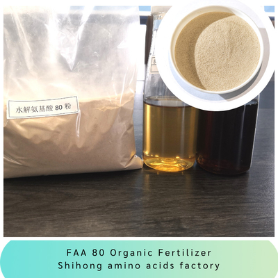 Faa 80 Organic Fertilizer Free Amino Acid Powder 75%-78% Hcl Hydrolysate 13-0-0