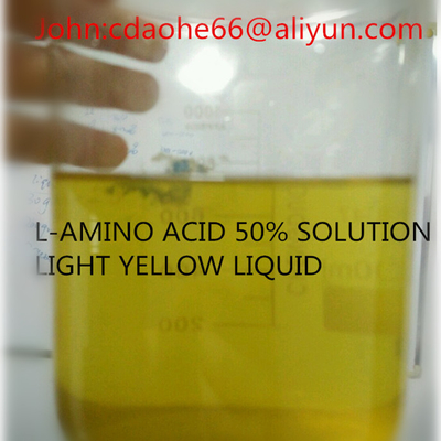 Organic Liquid Fertilizer Solution With Total Amino Acid 30%-50% And 50% Peptides