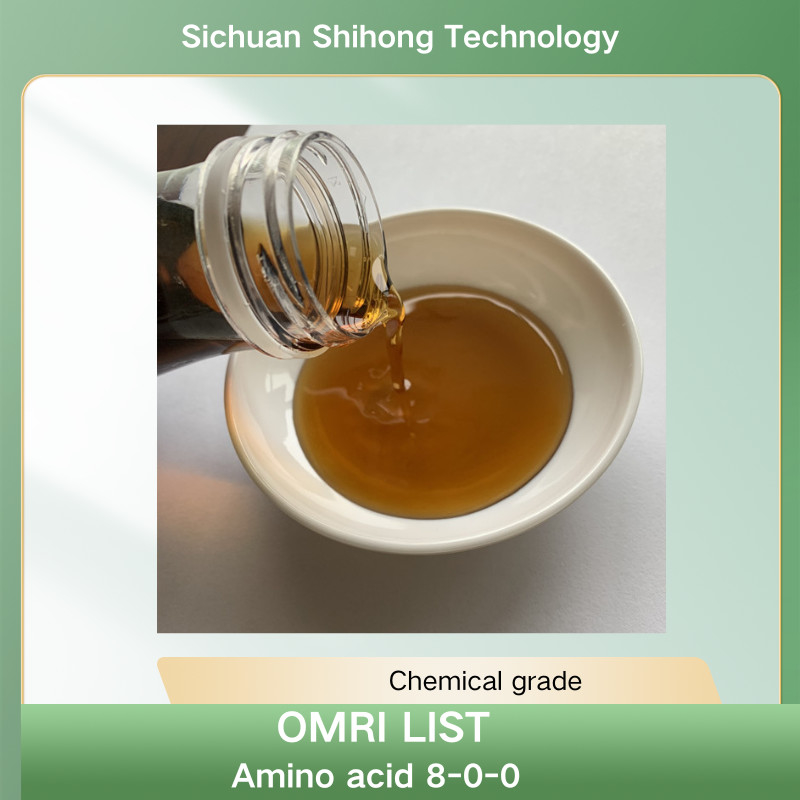 OMRI list 50% Enzymolysis Amino Acid Organic Liquid Fertilizer 8% Organic Nitrogen